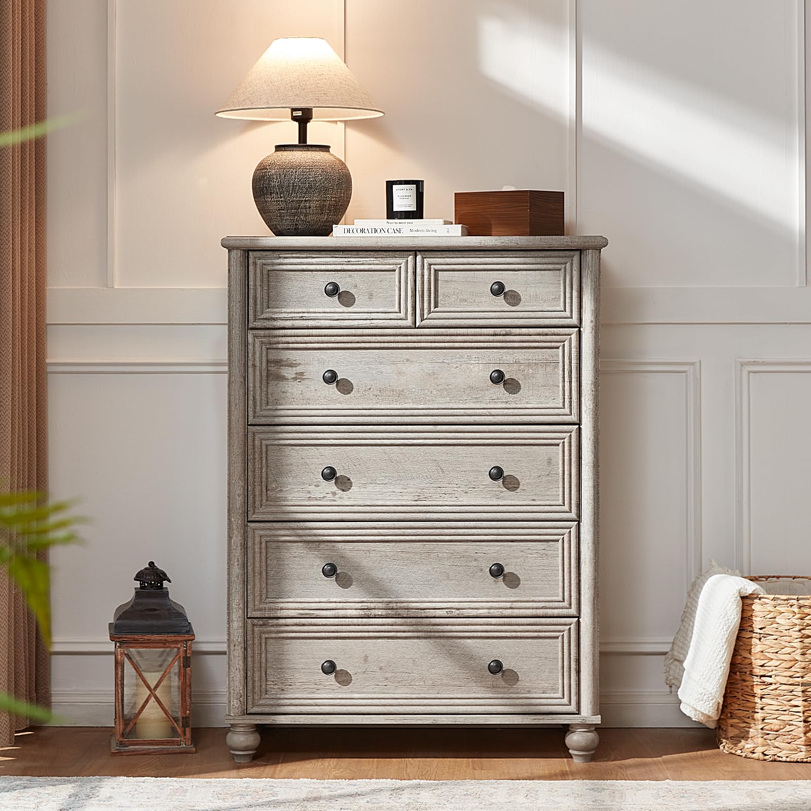 slim fit dress slacks Cory 3 Drawer Wood Modular Storage Nightstand with Charging Station Gray main image 0