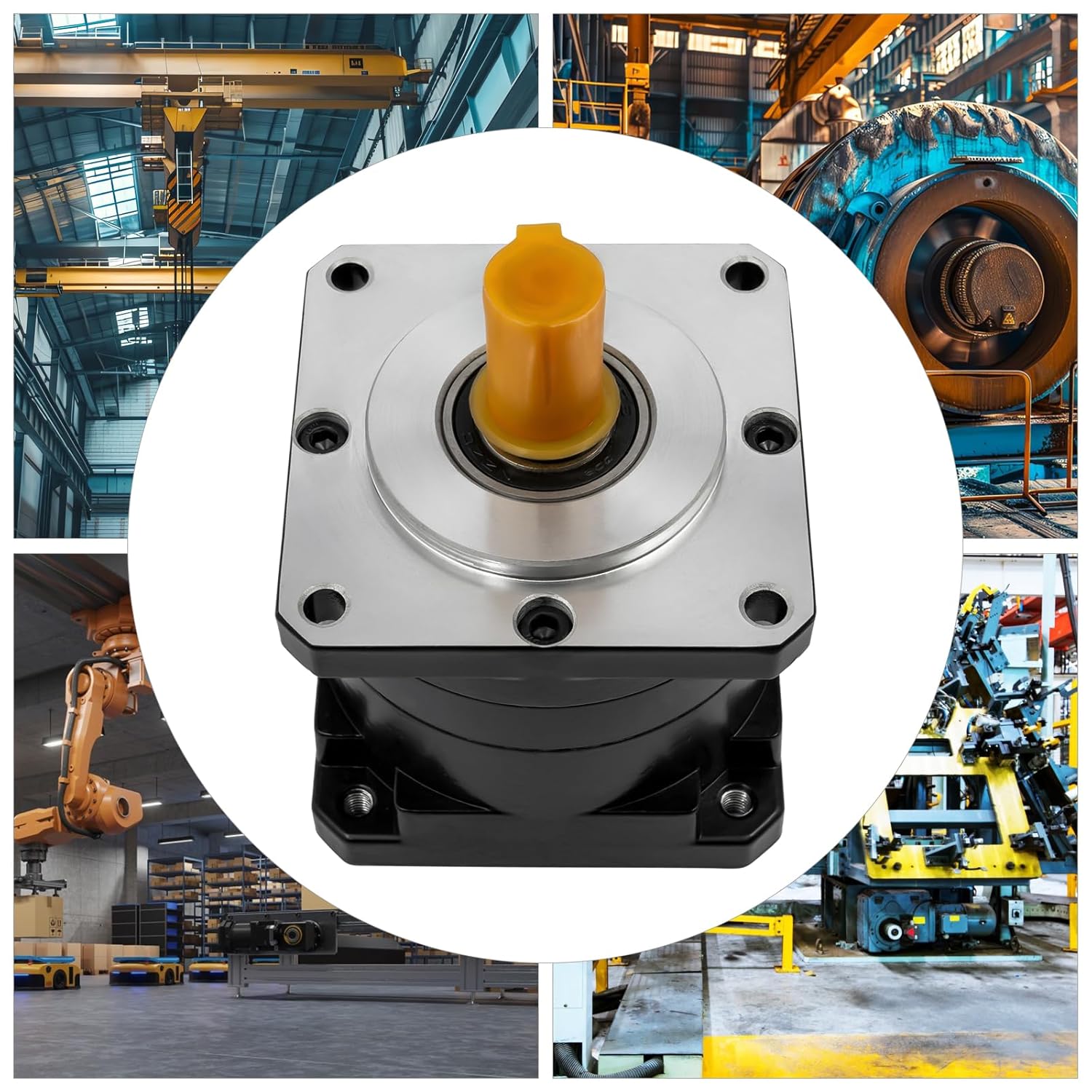 Planetary Gearbox Ratio, 86 Stepper Motor Reducer Gearbox 6:1 Planetary Gearboxs Gear Head Speed Reducer 3000 RPM Speed Reducers for CNC Router Bandsaw Benchtop Machine