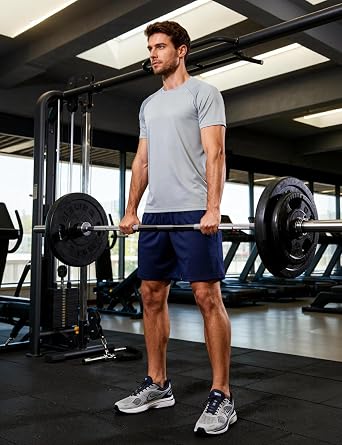 Men's Shorts UK Gym Sports Running Quick Dry Shorts 3/5Pcs | Breathable,lightweight fabric.Side pockets,elastic waist.Ideal for gym,running,outdoor,basketball,football & training