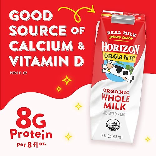 Miniatura 41 de Horizon Organic Cajas de leche bajas en grasa, fresa, 8 onzas, paquete de 6