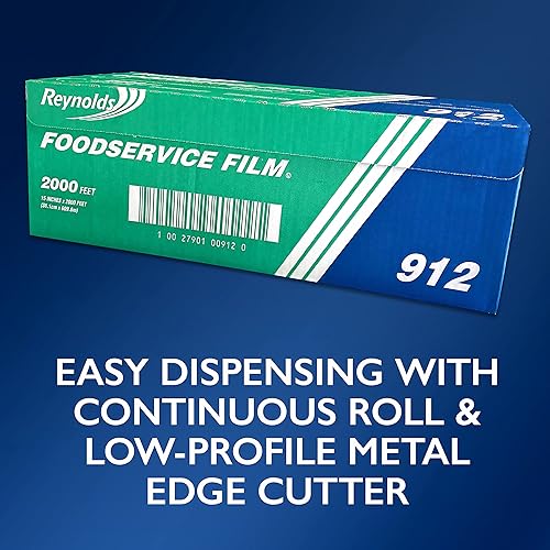 Miniatura 2 de Reynolds 912 Foodservice - Película de plástico transparente, 15 pulgadas de ancho, 2000 pies