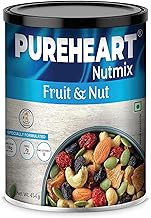 Pureheart Nutmix Fruit & Nuts (454 gm) Natural Premium Mix Nuts (Cashews, Almonds, Raisins, Cranberries) Delicious & Crunchy Dry Fruits