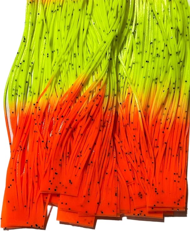 Ricambi Esche Jig Silicone 5 Pezzi 5 Gonne In Silicone Cromato Argento Per Esche Jig E Spinnerbait - Ricambi Per Costruzione Esche Gonne Silicone Esche - Foto 6