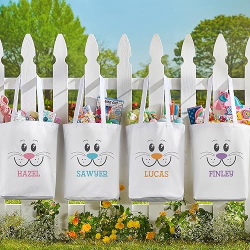 Miniatura 2 de Let's Make Memories Bolsas personalizadas para golosinas de Pascua - Bolsas de caza de huevos