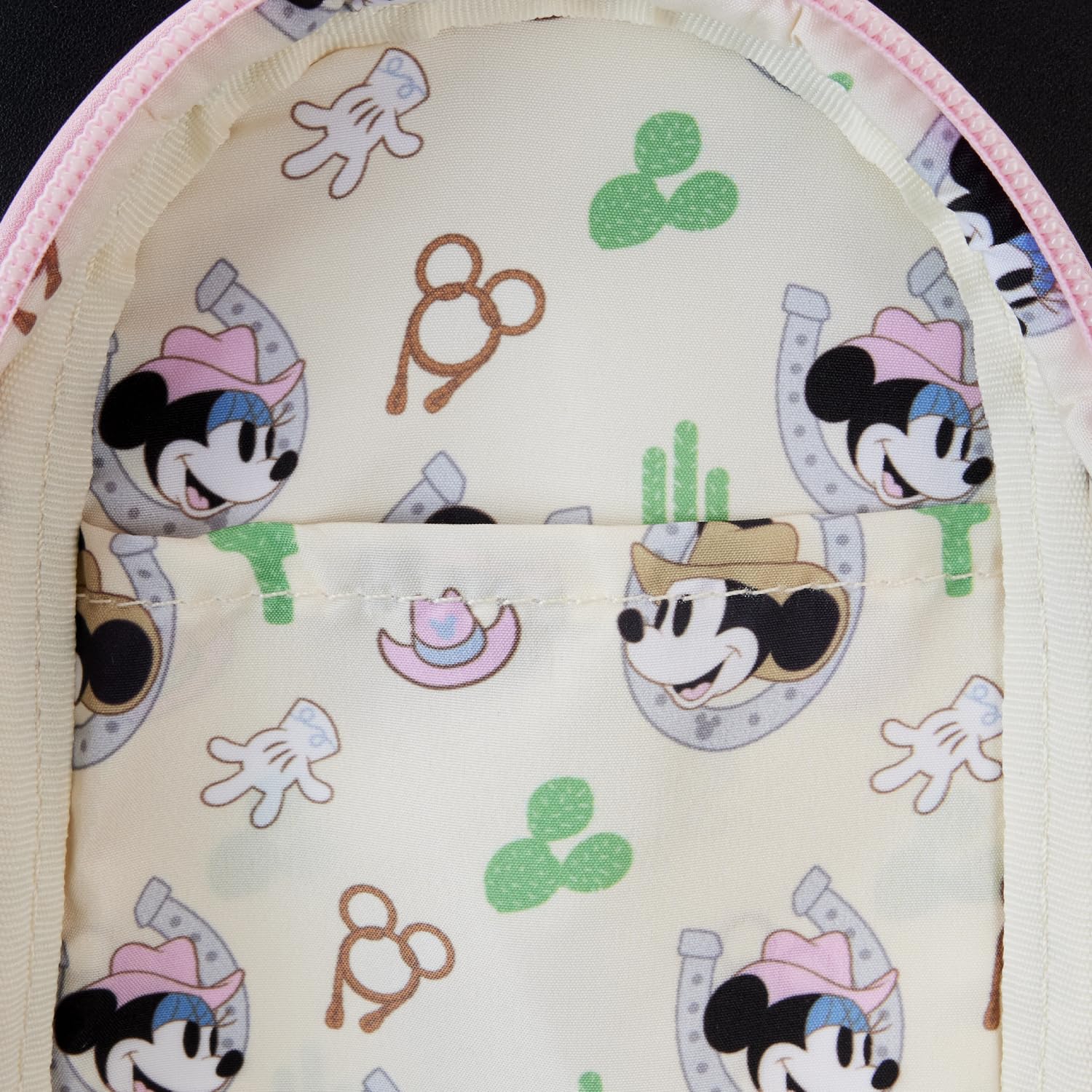 #2636 Loungefly DISNEY WESTERN MINNIE MINI BACKPACK PENCIL CASE Amazon.com: Loungefly Disney Western Minnie MINI Backpack  main image 2