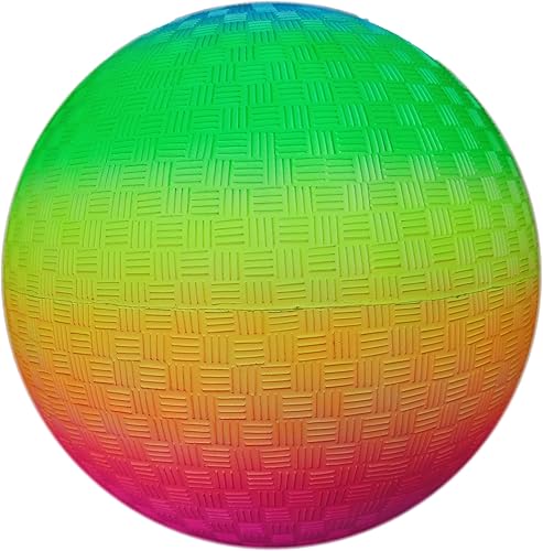 Miniatura 5 de AppleRound Bola de patio de 8.5 pulgadas con bomba de aire, paquete de 1 bola con 1 bomba, tamaño oficial para Dodge Ball, balonmano, campamentos y