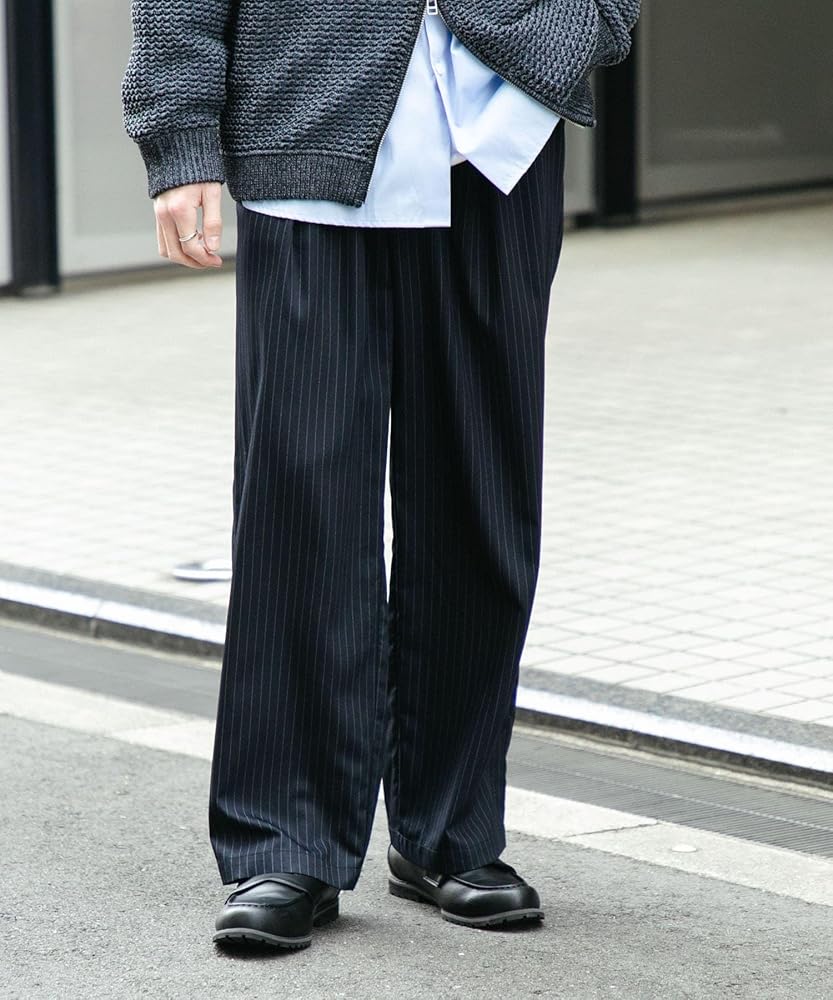 signature Wide Pants スラックス　ストライプ signature Wide Pants スラックスストライプ