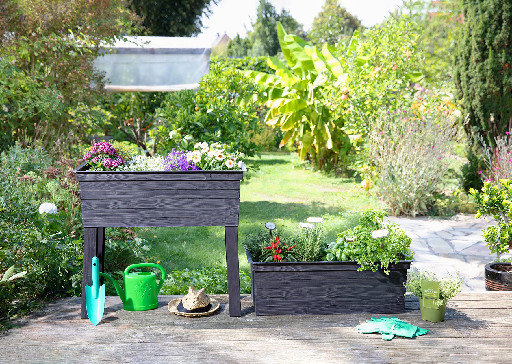 Garantia Urban Carré Potager sur Pieds, Jardinieres Exterieur