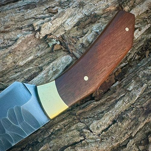 Miniatura 3 de Cuchillo de caza hecho a mano con funda de cuero Bushcraft Knife1095 Cuchillo Tanto de acero al carbono - BUSH 202