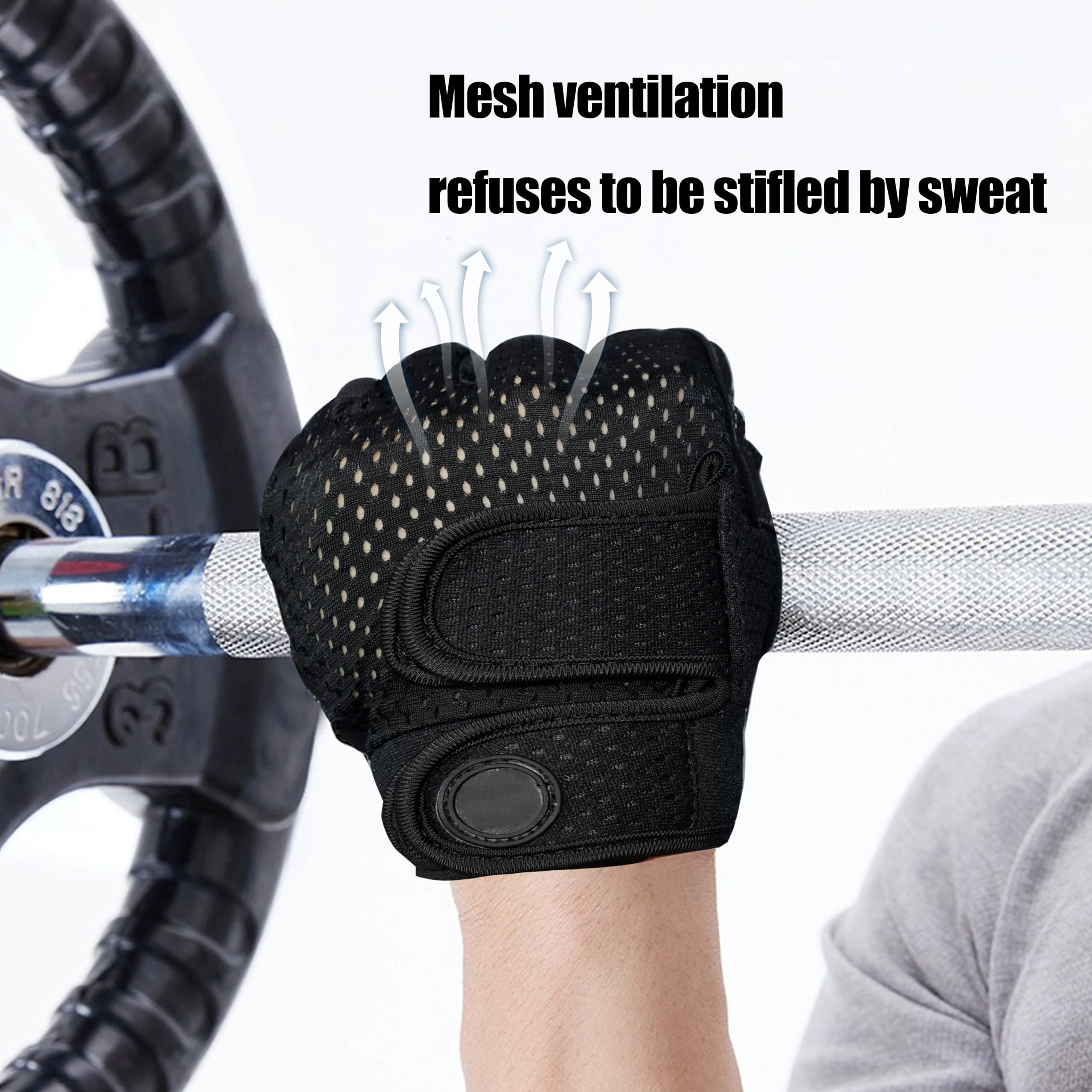 Nesirooh Guanti Palestra da Uomo e Donna, Guanti da Allenamento per Fitness, Sollevamento Pesi, Canottaggio, Ciclismo, Crossfit