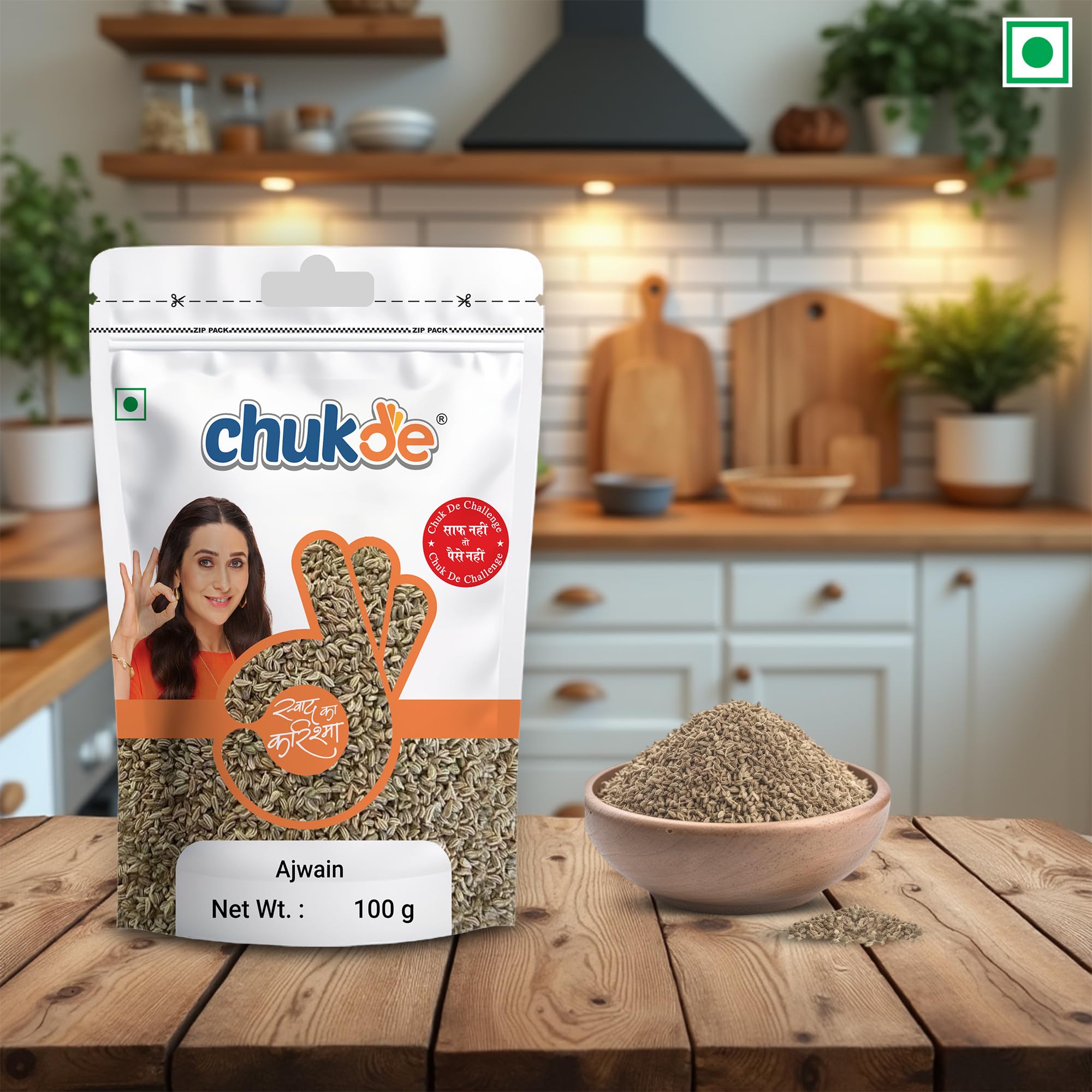 Chukde Ajwain Sabut, Carrom Seeds Whole Spices, 300g, Pack of 100g x 3 - Image 8 thumbnail