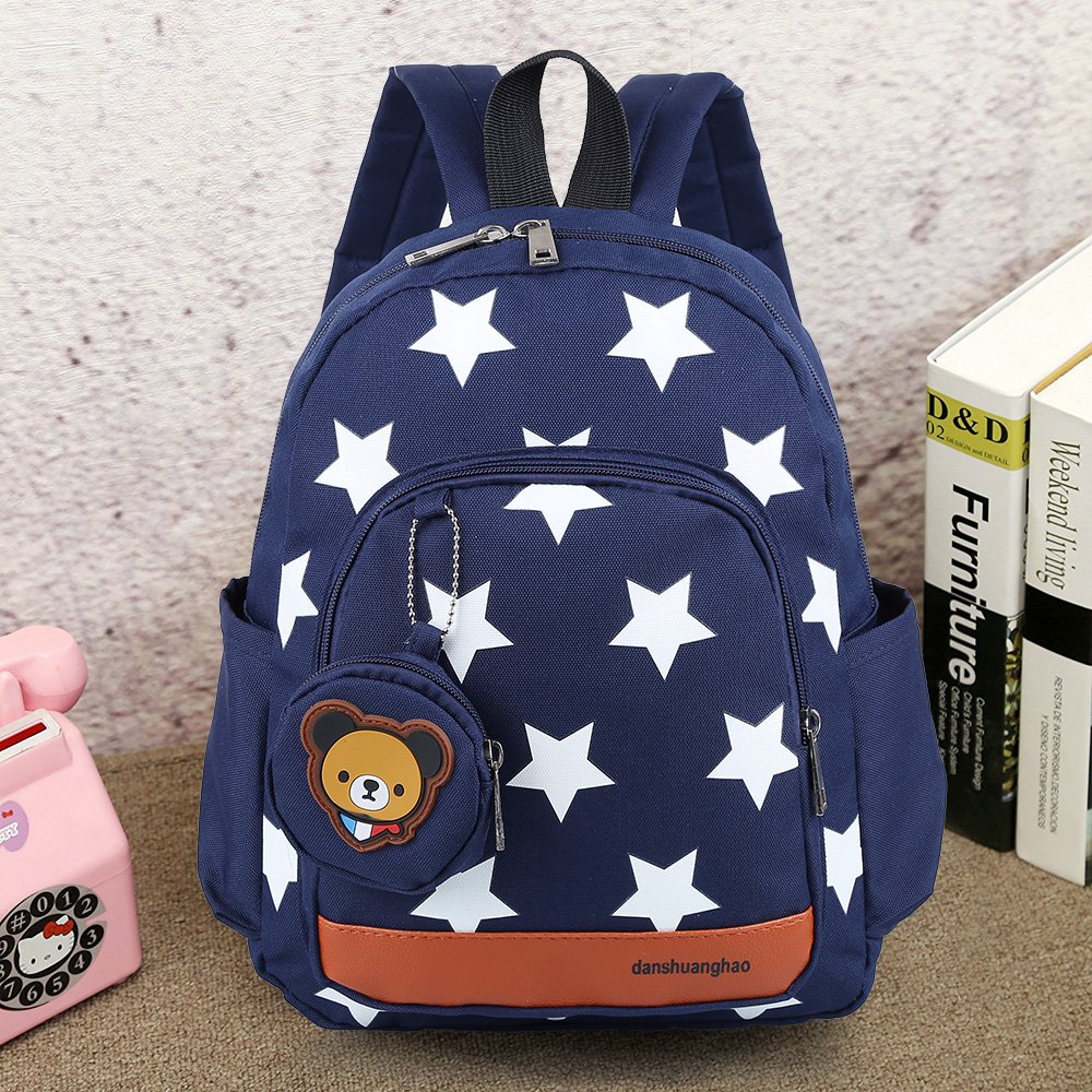 Hotrose Children Bag Kindergarten Cartoon Backpack Animal Pattern