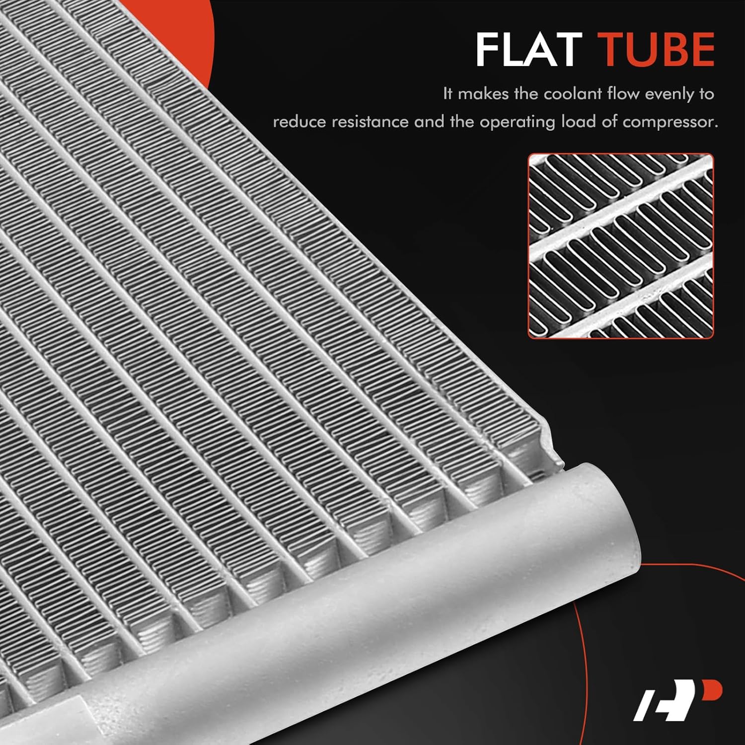 A-Premium Air Conditioning A/C Condenser Compatible with Ford Focus 2015-2018, Transit Connect 2014-2018, 1.6L 2.0L 2.5L, Replace# 4724