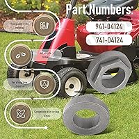 Vista 4 de 941-04124 Cojinete de eje de dirección/cojinete de brida hexagonal de 5/8 pulgadas de diámetro interior, compatible con MTD B-olens, T-Roy Bilt