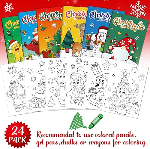 Miniatura 9 de D-FantiX Paquete de 24 libros para colorear de Halloween para niños, recuerdo de fiesta de Halloween para niños, bolsas de golosinas de Halloween,