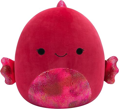 Amazon.com: Squishmallows Original 16-Inch Barella Raspberry Betta Fish ...