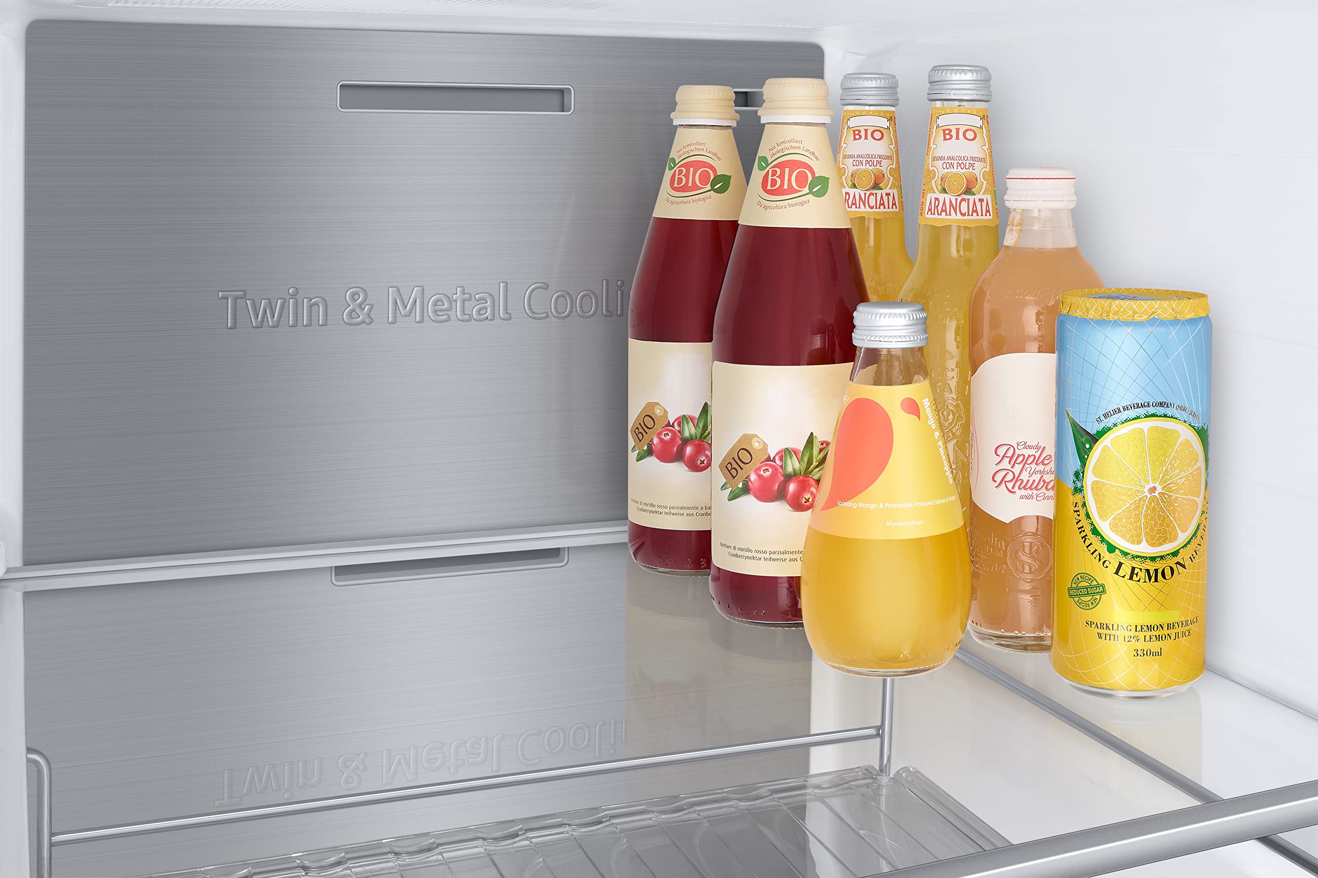 Samsung Frigorifero Side By Side con Family hub™ RS6HA8891SL/EF, Libera installazione, Dispenser dell'acqua, Twin Cooling Plus™, Wifi, 614L, 91l x 178h x 72p cm
