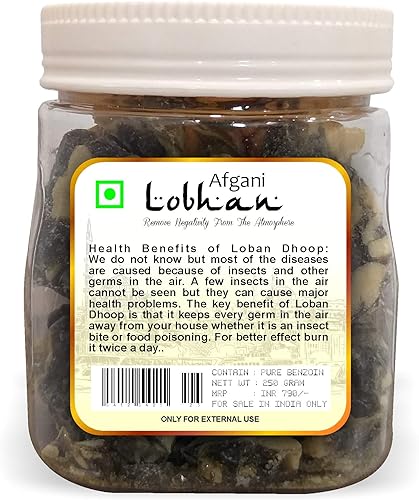 Miniatura 2 de Parag Fragrances Afgani Lobanbenjuí (puro, natural y grado 1) benjuí, incienso para dhoop o medición (250 gm)