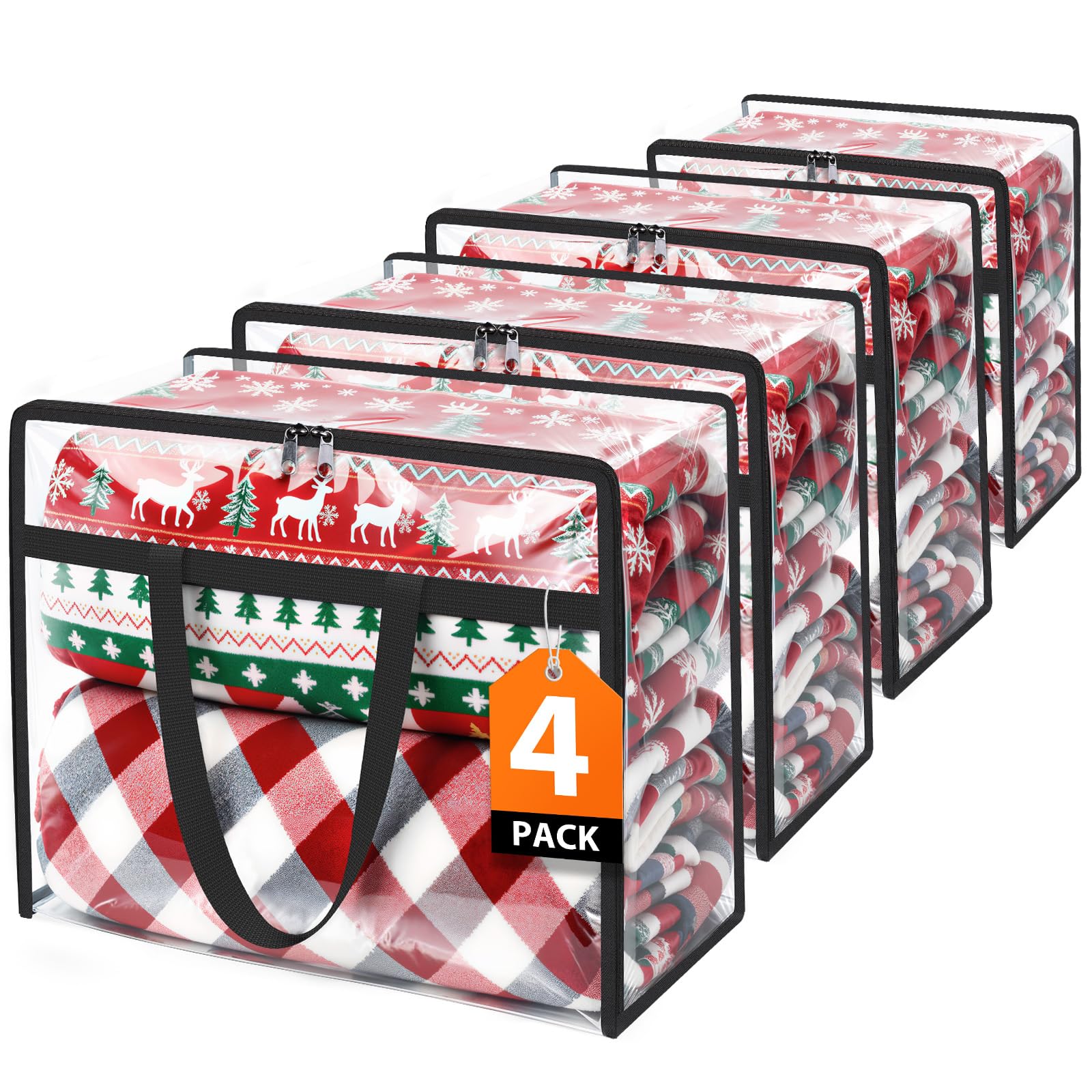 SpaceTrove Clear Storage Bags