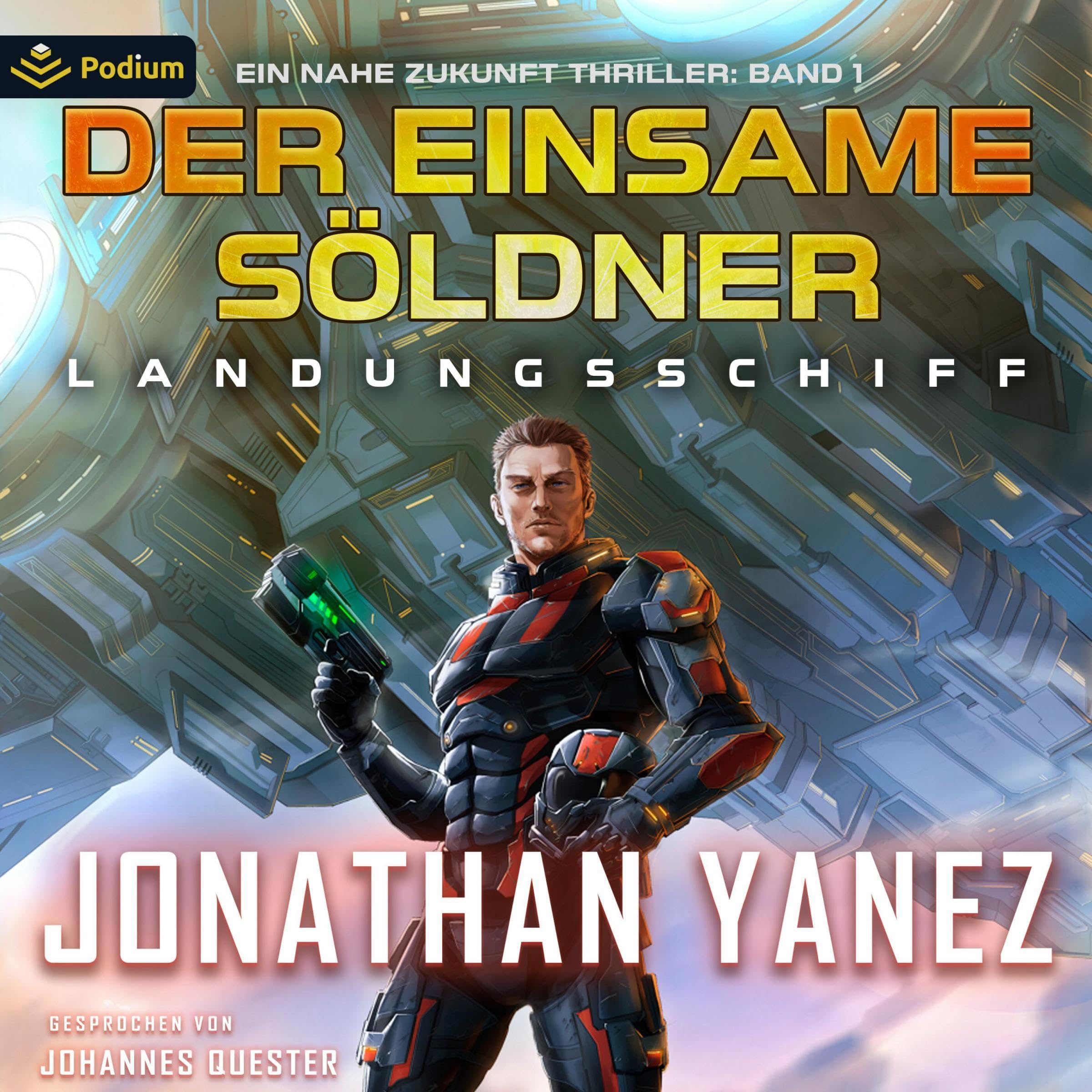 Cover art for Landungsschiff: Ein nahe Zukunft Thriller [Dropship: A Near Future Thriller]