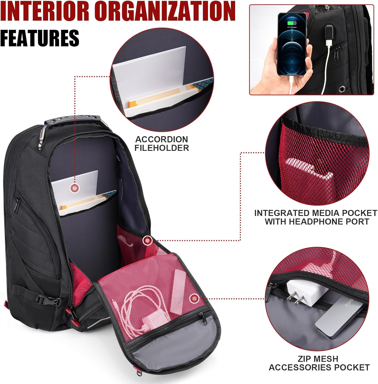 star cloud 18.4-Inch TSA-Friendly Laptop Rolling Backpack - Water-Repellent, Perfect for College, Commuting, Weekend Getaways & Business Travel