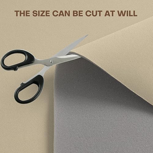 Miniatura 4 de OTOEZ Material de respaldo de espuma de tela para el techo del automóvil, 60 pulgadas de largo x 36 pulgadas de ancho, material de tela para