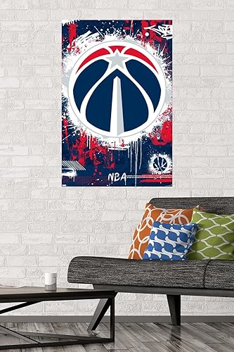 Miniatura 2 de Trends International NBA Washington Wizards - Póster de pared con logotipo Maximalist 23