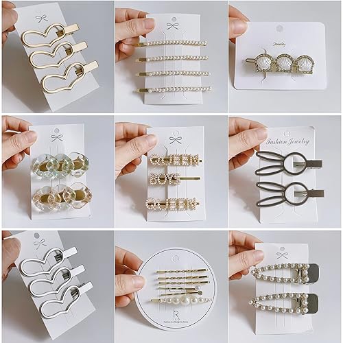 Miniatura 3 de QTMY 30 pinzas para el cabello para mujeres y niñas caja misteriosa caja ciega paquete de accesorios de moda caja de regalo