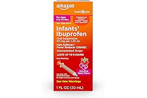 Motrin Infants' Ibuprofen Oral Suspension: The Gentle Choice for Infant Fever and Pain Relief