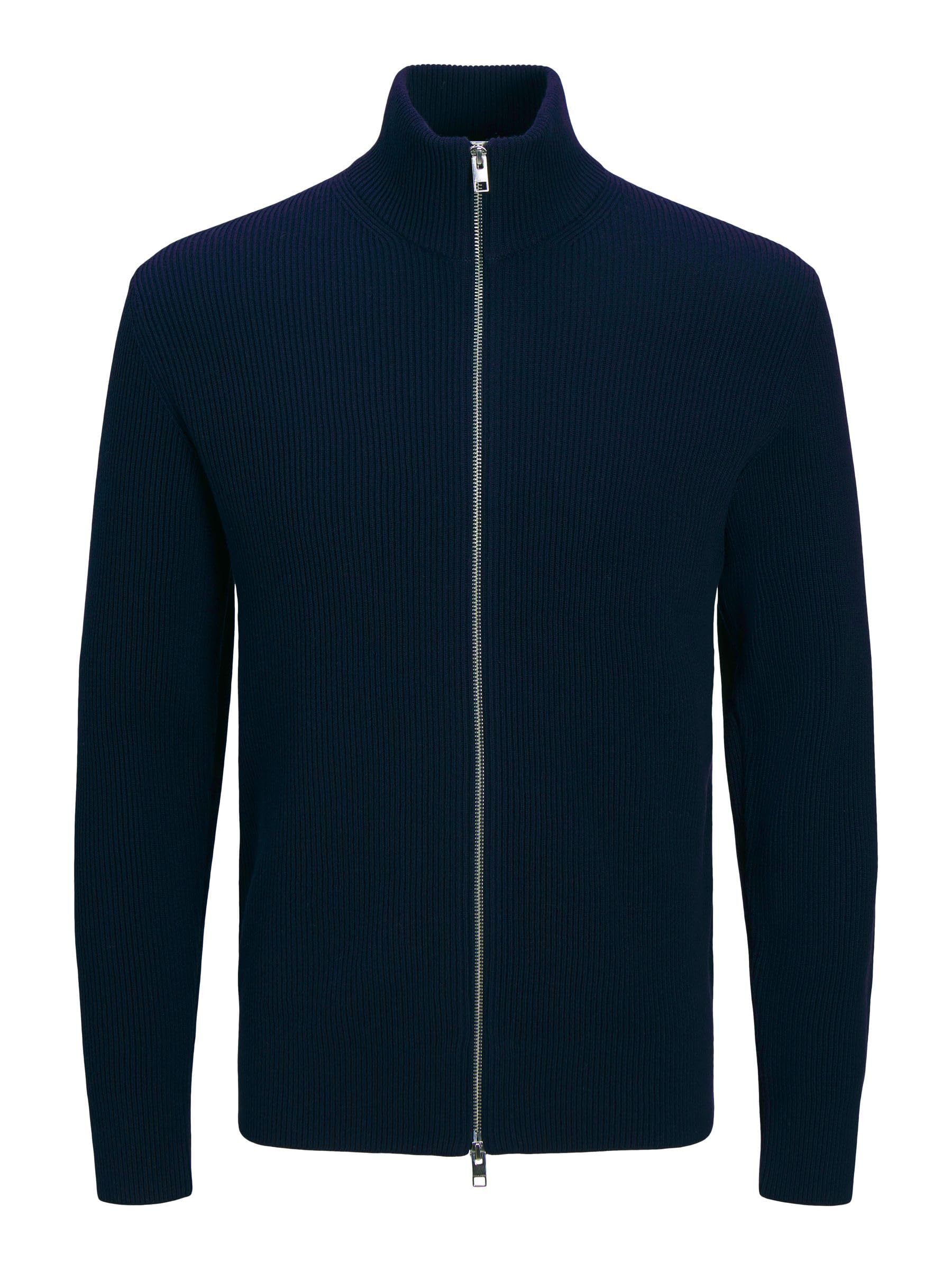JACK & JONES Jjeperfect Knit Zip Cardigan Sn, Sky Captain, S