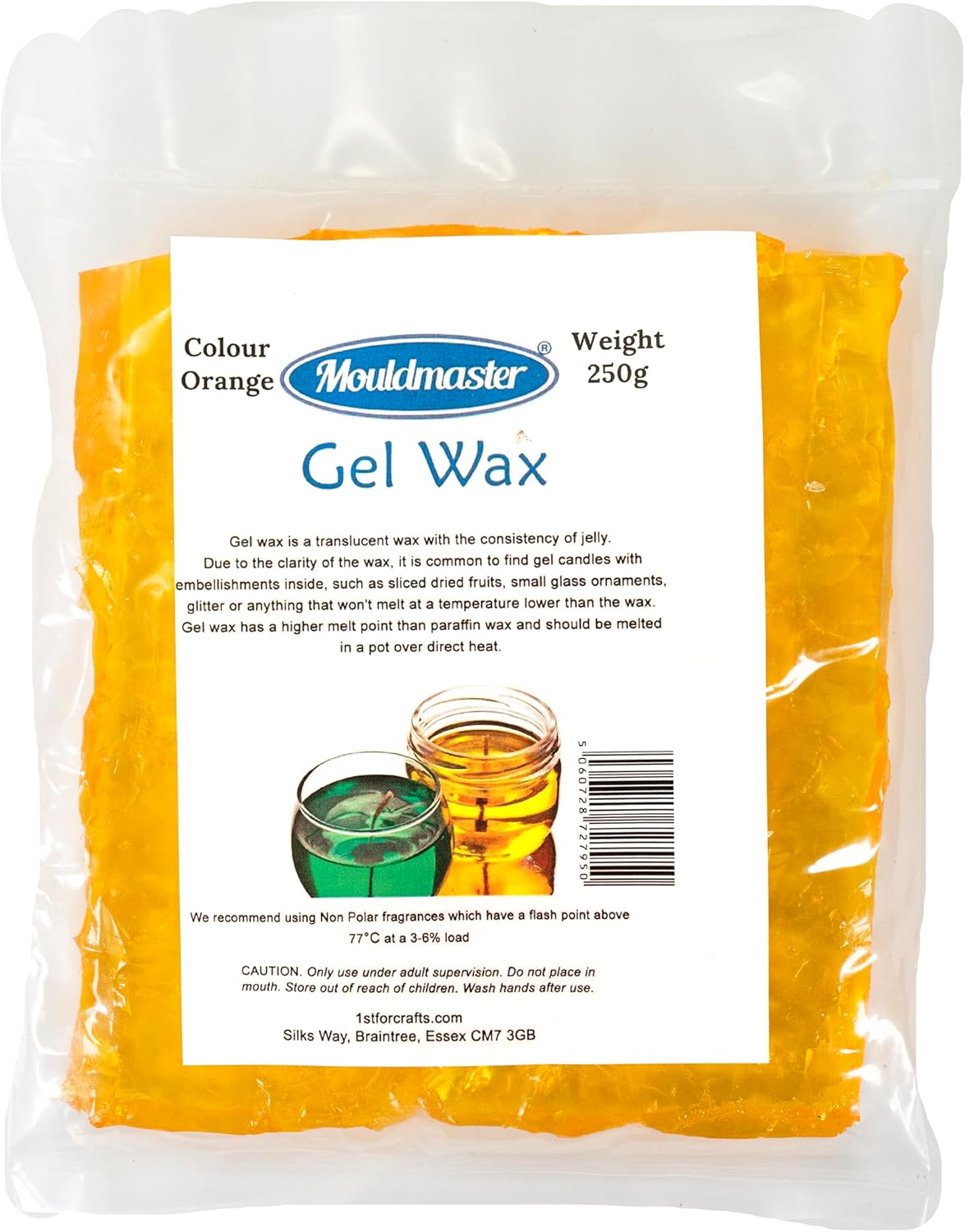 Mould Master Mouldmaster 250 g Candle Making Gel Wax, 250g, Pink