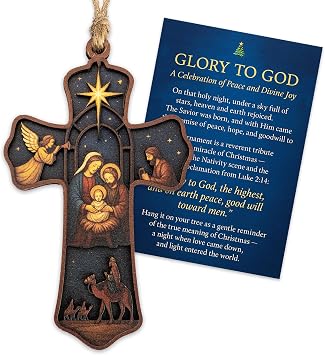 Christmas Ornament 2026 - Christian Christmas Ornaments - Religious Christmas Ornaments - Christmas Ornaments - Christian Christmas Decor - Christmas Decoration