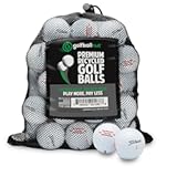 Recycled Golf Balls for Callaway Chromesoft Truvis Mix - Used Golf Balls Bulk 5A Mint Condition – Includes Mesh Bag – &lpar;24-48&rpar;-Pack&comma; White