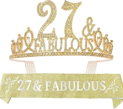 Regalos de cumpleaños número 27 para mujer, Metal