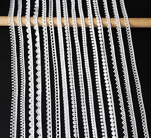 Miniatura 6 de 15 estilos de cinta de encaje muy estrecha, adornos de encaje, suministros de manualidades de costura, paquete de Navidad, decoración de boda,