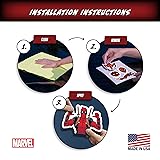 Marvel Deadpool Vinyl Decals - Set of 4 Deadpool Vinyl Car Stickers for Window Truck Bumper Laptop Tumbler Cup Cell Phone Marvel Licensed