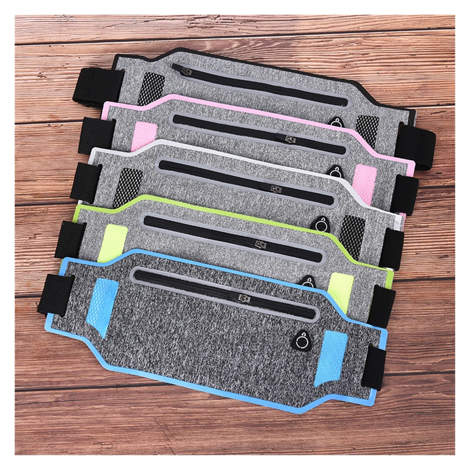 1pc Running Sport Bum Bag Pack Reise Bauch Taille Geldgurt Zip Wanderbeutel Brieftasche