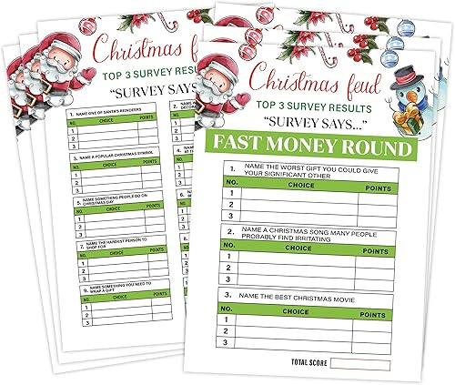 Yiqhpy Juegos de fiesta de Navidad, juego de ducha, juego de pelea amigable para otoño e invierno, pregunta familiar, juego de peleas familiares