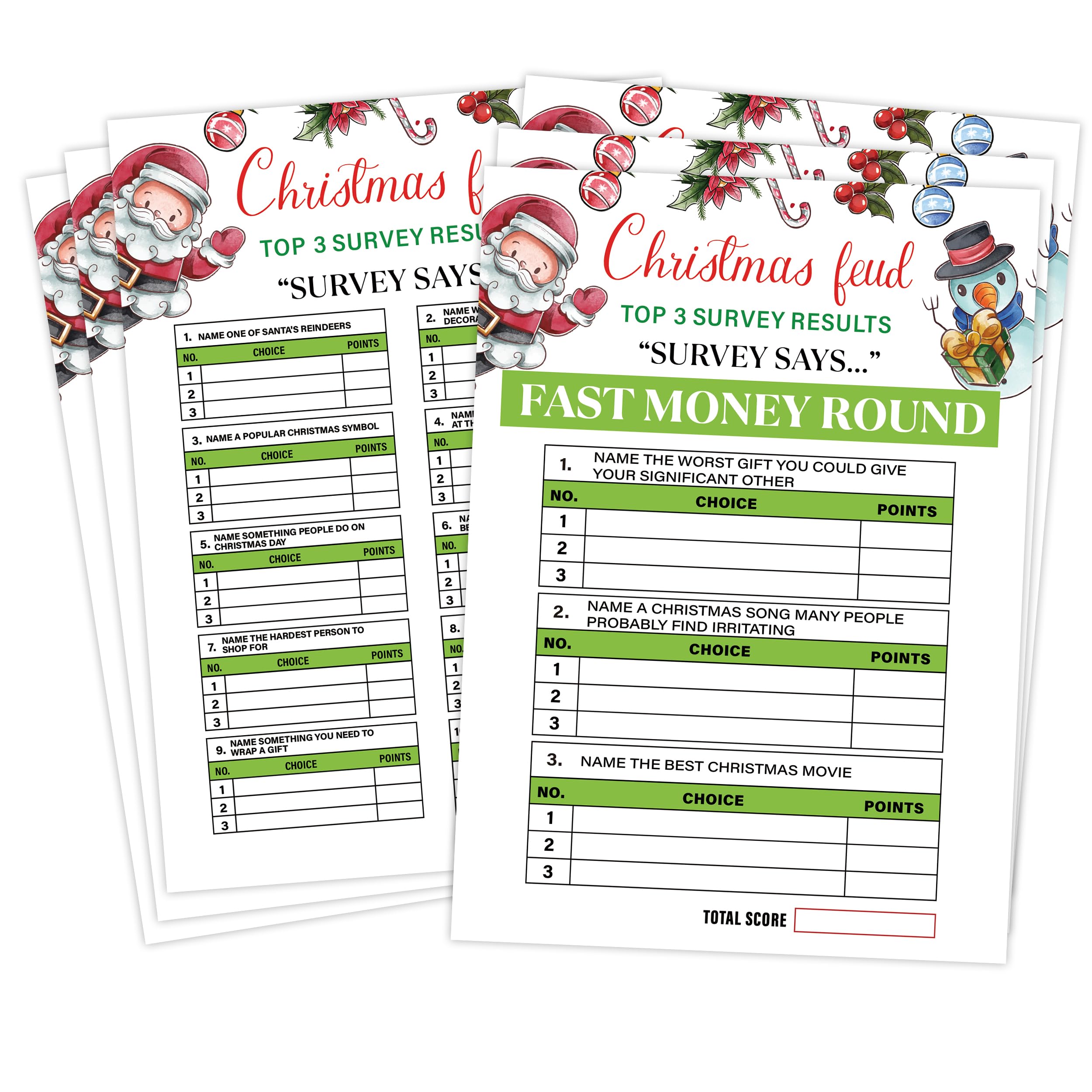 Photo 1 of Christmas Party Games,Shower Game,Autumn Winter Friendly Feud Game,Family Feud Question,Family Feud Game for Adults,Christmas Games Cards,Christmas Party Decoration,S6