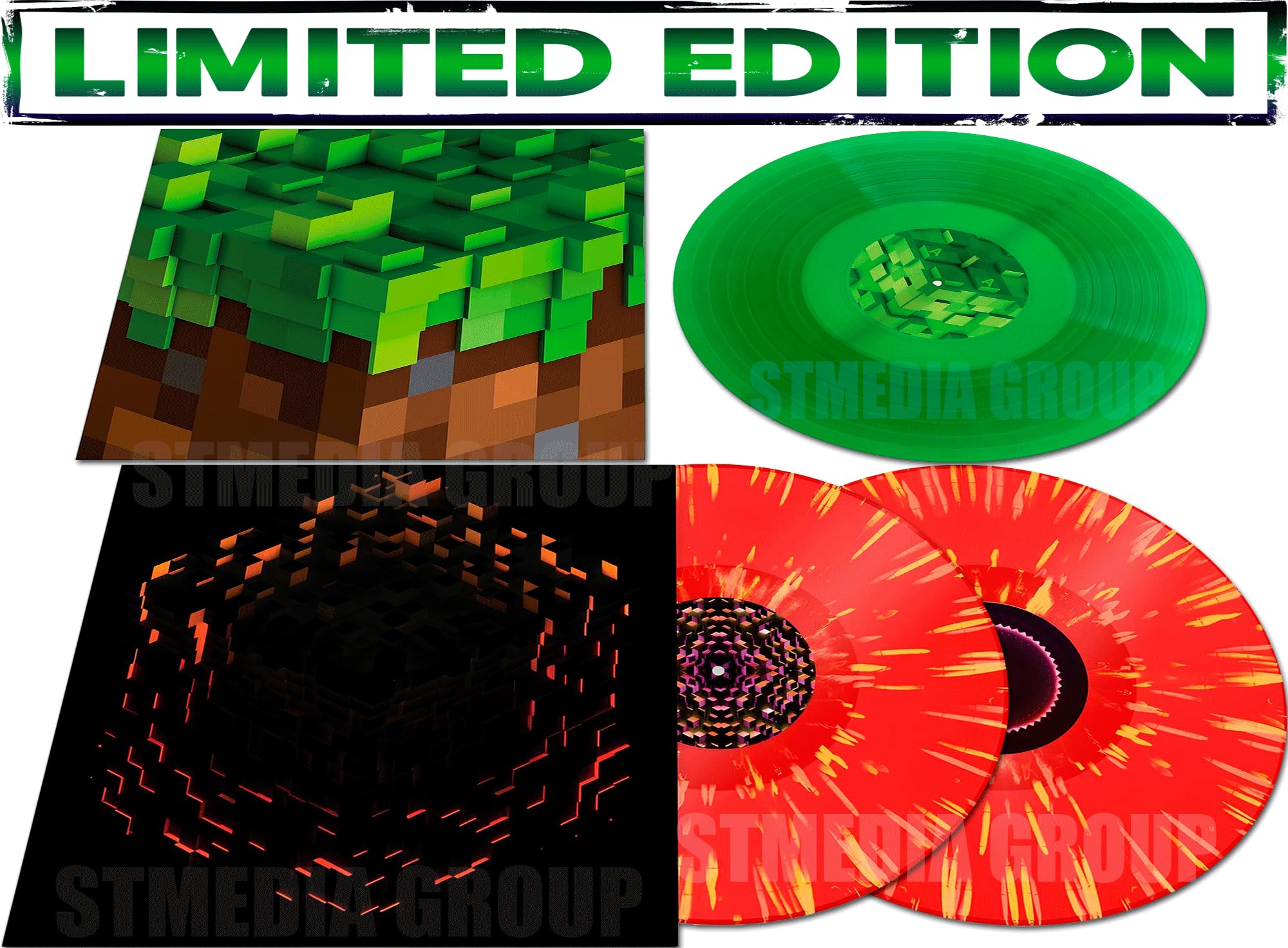 Volume Alpha / Volume Beta - Minecraft Limited Colored Edition Collection 3LР