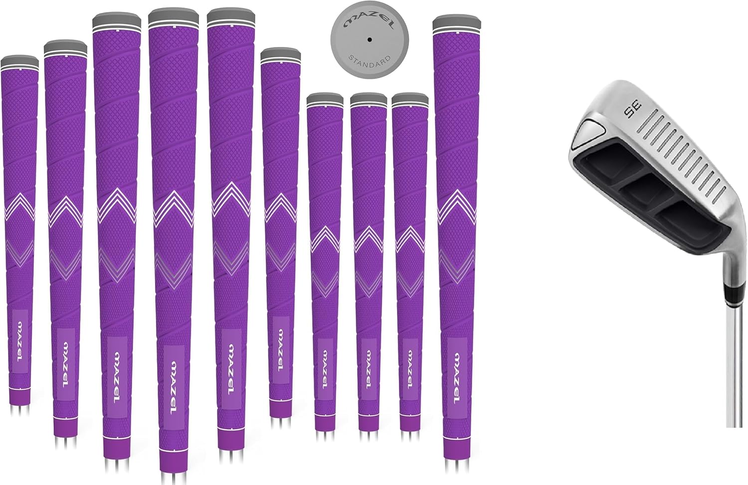 MAZEL Golf Grip & Golf Clubs,Bundle of 2
