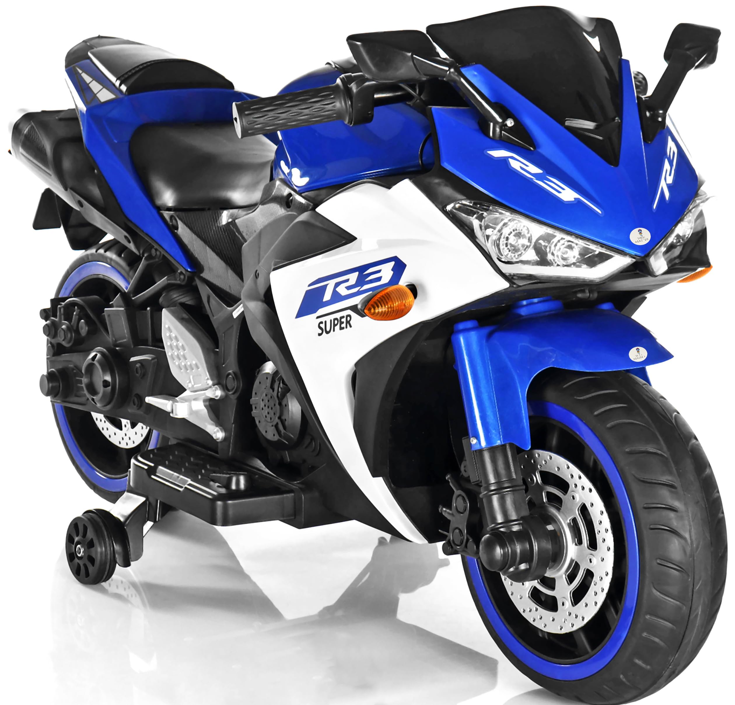 Wishmaster Fully Assembled Ready to Ride R3 Bike for Boys and Girls | Electric Children Ride on [3 to 8 Years, Large Siz
