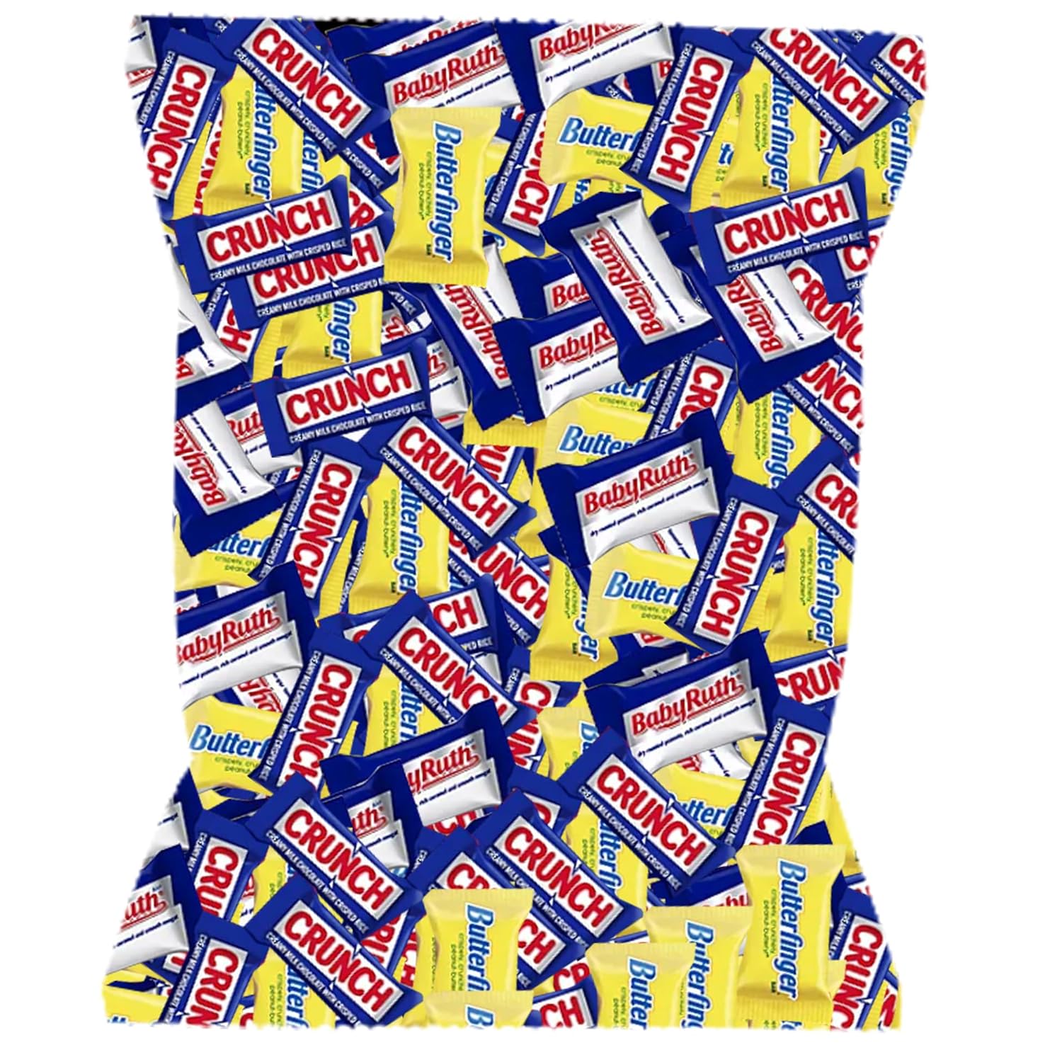 BeeQ Bag (100 ct.) Assorted Chocolate Candy Variety Pack - Bulk Halloween Candy Variety Pack - Fun Size Chocolate Candy Bars