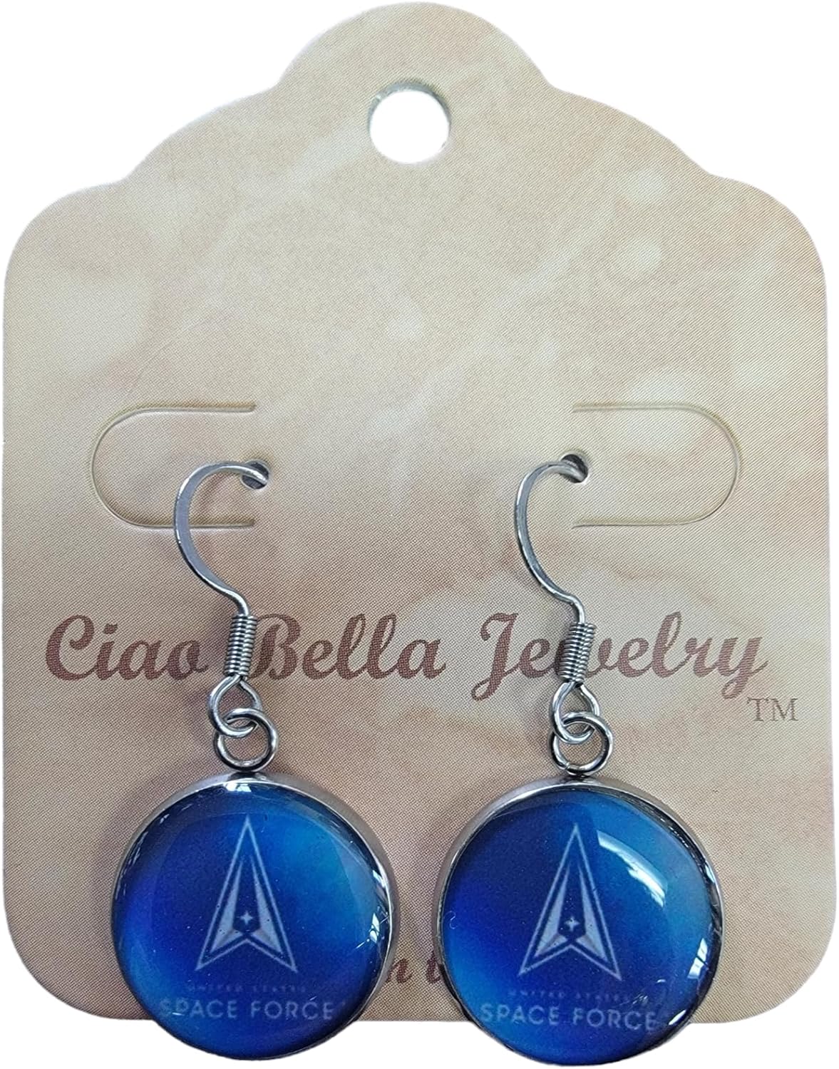 Officially Licensed Military Earrings - A Proud Symbol of Service and Sacrifice