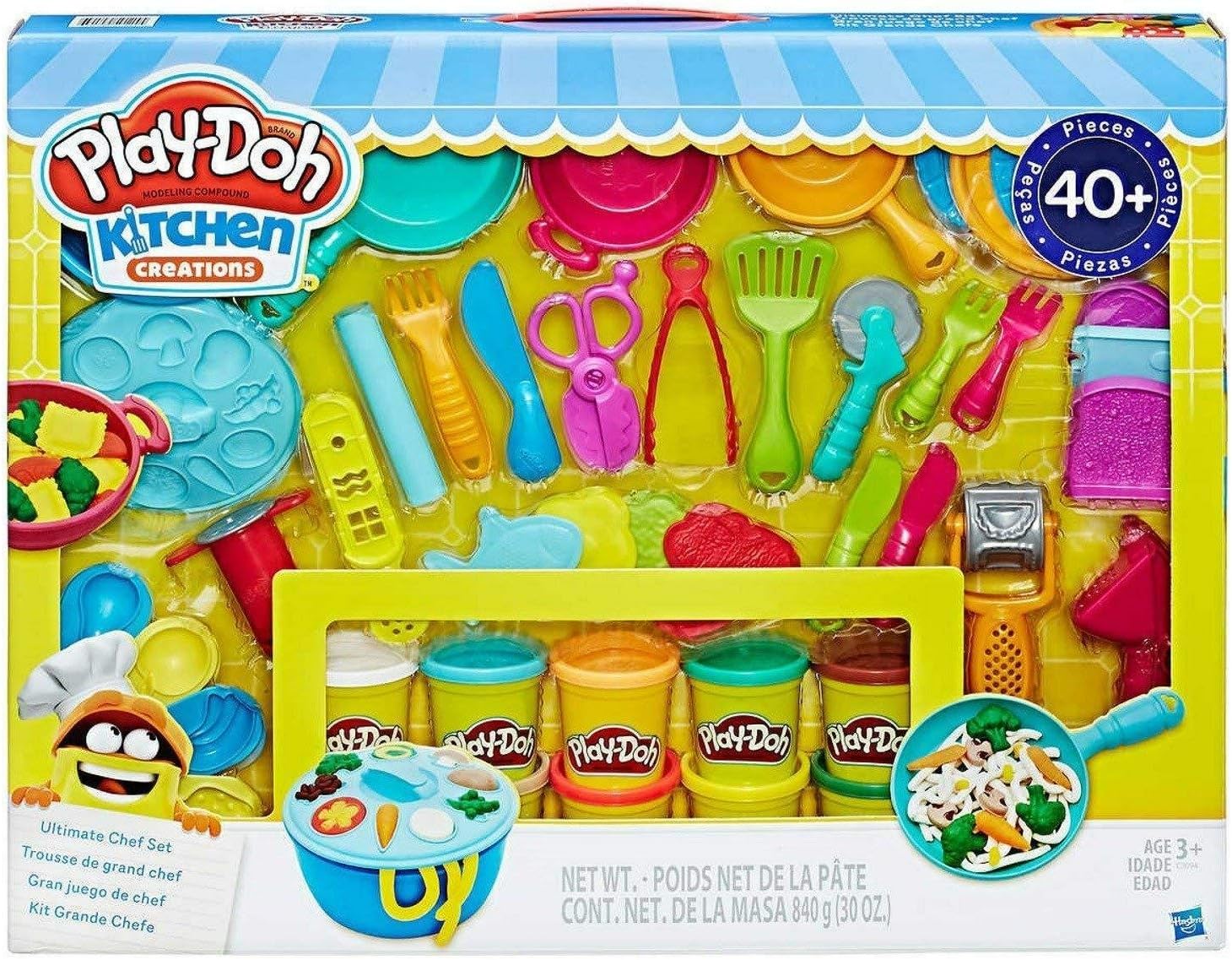 Pawtucket Play Doh Gold Playset (Play Doh Ultimate Chef Set)