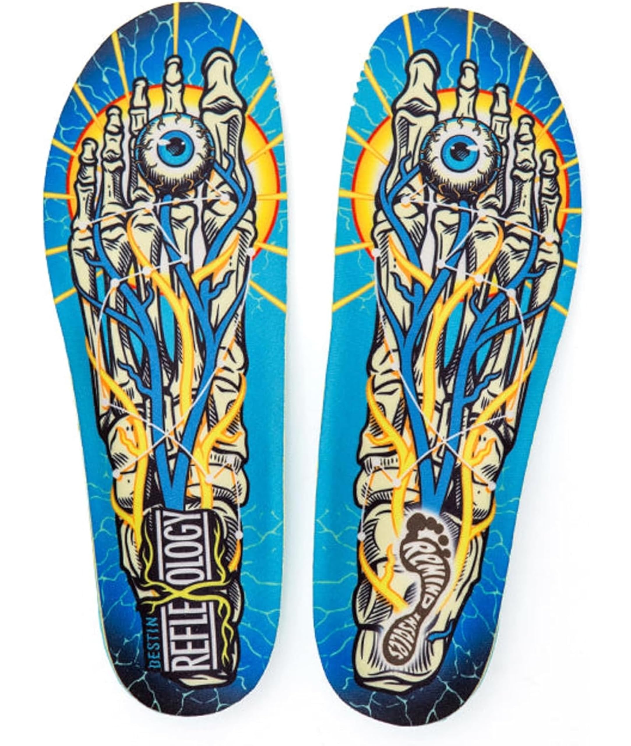 Remind Insoles Destin | Shoe Inserts for Low Arch Support | Ski Boot, Snowboarding & Skateboarding | Walking & Running | Lightweight Comfort |