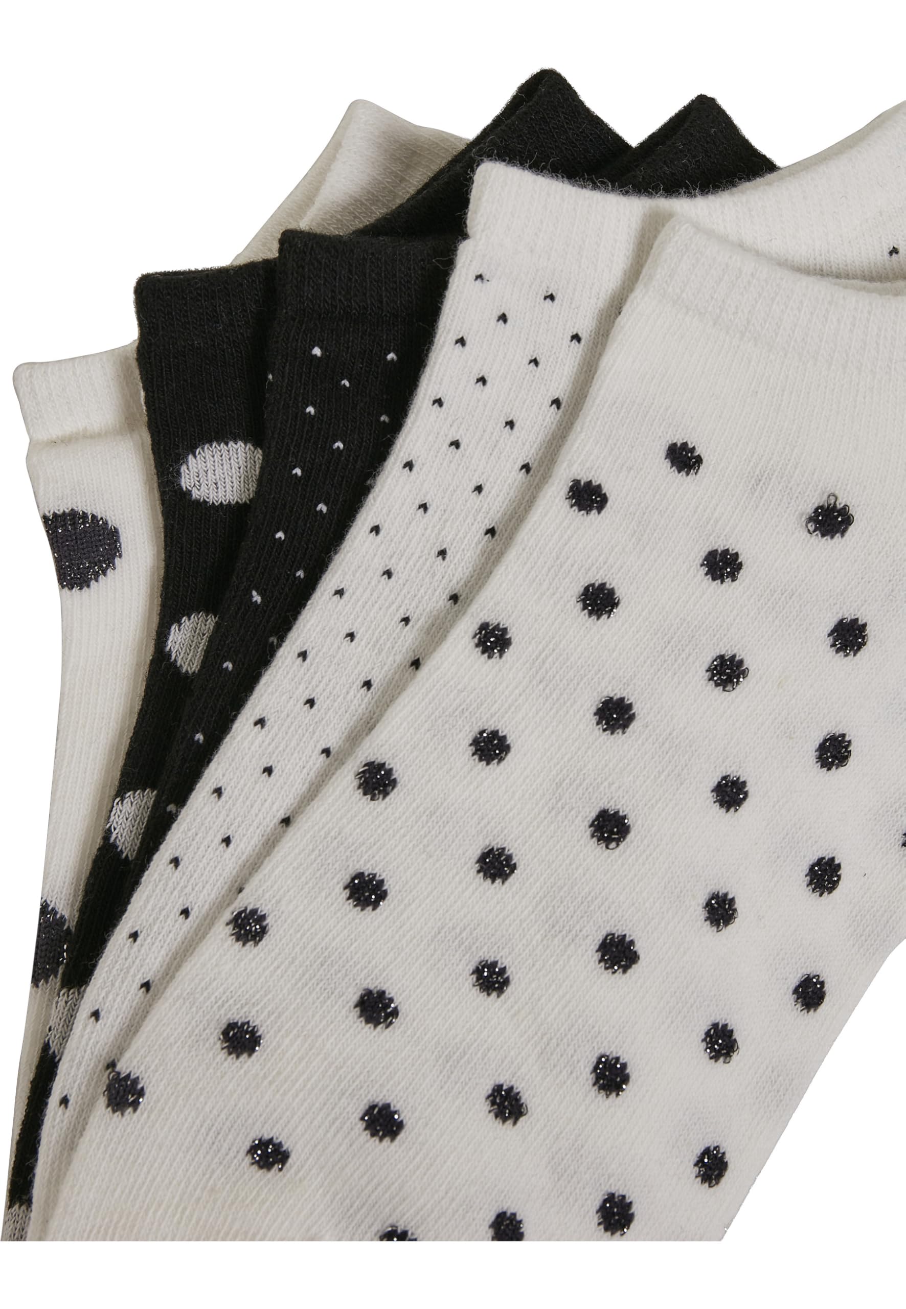 Urban Classics skarpety Uniseks No Show Socks Dots 5-pak