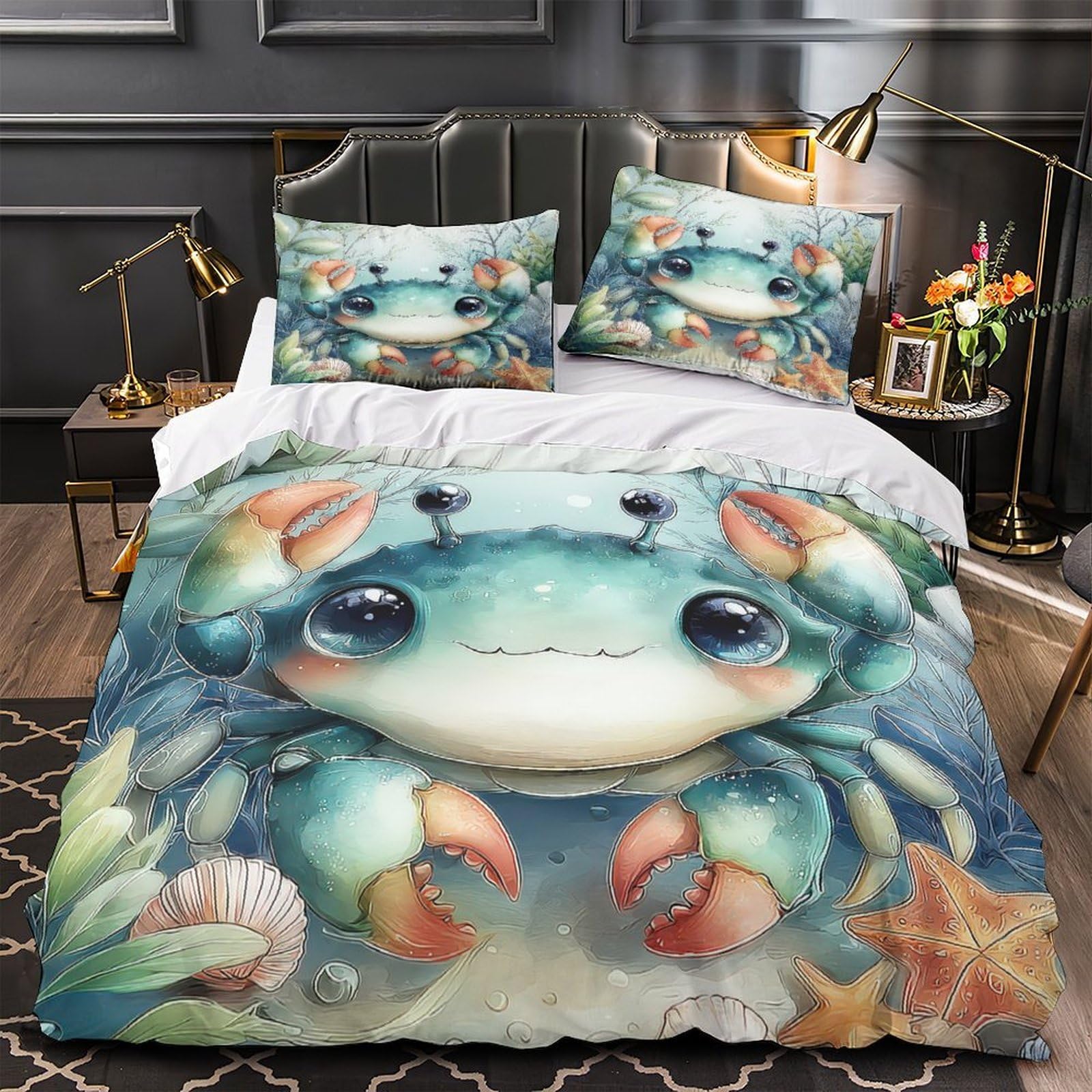 Parure de lit poussins mignons 3D pour la chambre des enfants