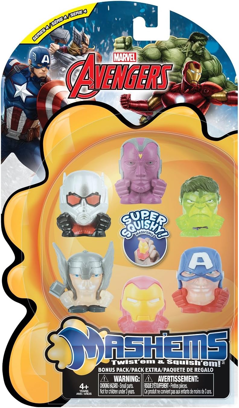 Tech 4 Kids Mash'ems Marvel Avengers Value Pack Action Figure