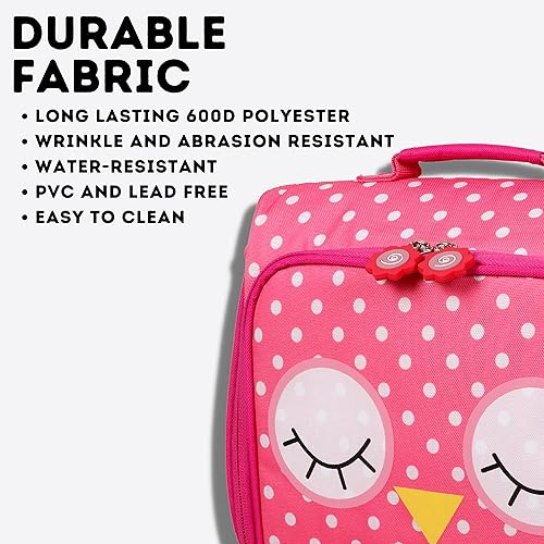 Miniatura 4 de J World New York Casey - Lonchera pequeña para adultos, tamaño mediano, aislada, para niños, búho